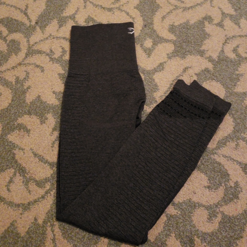 Gymshark black marl seamless leggings S